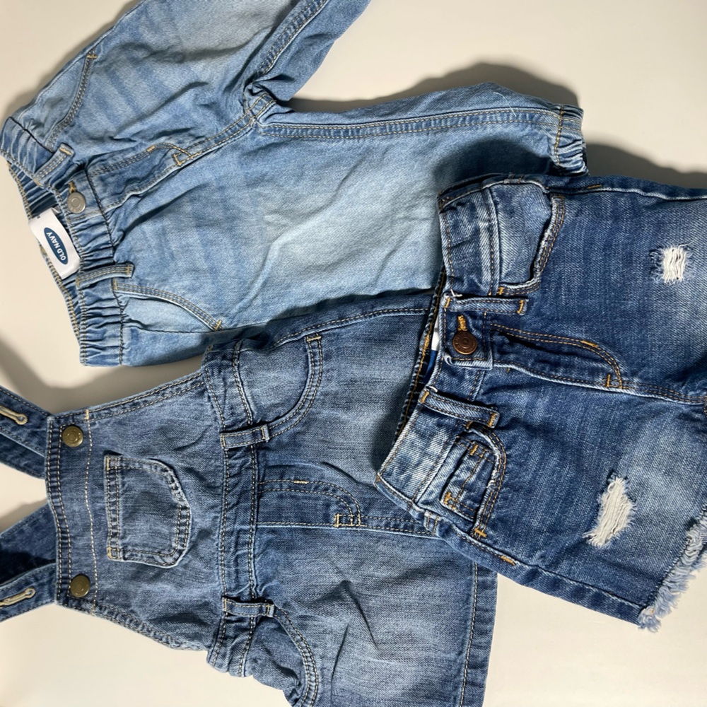 Denim trio
